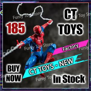 재고 있음 Ct 토이즈 스파이더맨 피규어 마펙스 185 어메이징 스파이더맨 SHF 애니메이션 액션 피규어 맞춤형 선물 장난감