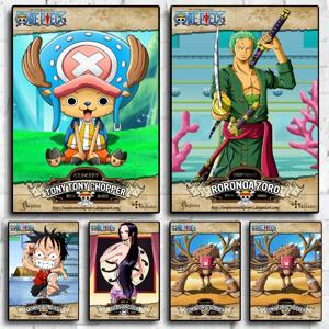 클래식 애니메이션 원피스 루피 조로 나미 우솝 상디 토니토니 쵸파 니코 로빈 HD 포스터 캔버스 장식 그림