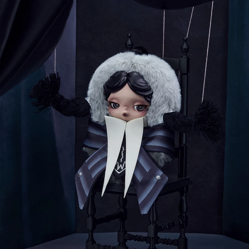 【EU 제외】POP MART POP MART 스컬판다 X 웬즈데이 플러시 (네버모어 아카데미 유니폼 버전) 주문당 2개 한정