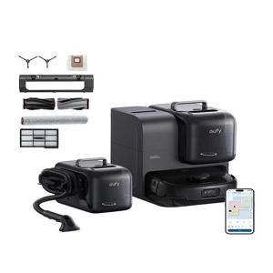 새로운 유피 E28 옴니 로봇 진공청소기 및 물걸레 청소기 콤보, 하이드로젯 시스템, 카펫용 휴대용 딥 클리너 포함, 20,000Pa 터보 흡입력, 제로-T