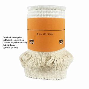 다양한 모델 65 75 85 95 120 Mm 등유 스토브 심지 고품질 유리 섬유 + 100% 면 히터 심지