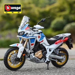 Bbugo 1:18 혼다 아프리카 트윈 어드벤처 정적 다이 캐스팅 차량 Collectible Hobbies 오토바이 모델 완구