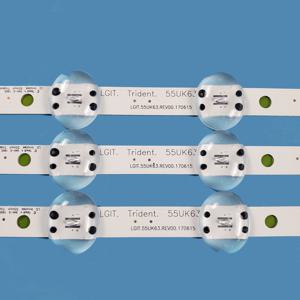 TV LED 백라이트 Srtip, lg 55UK63.REV00, 55UK6320P 55UK6200PCA 55UM6910PUC 55UK6400PLF 55UK6300PLB 55UK6300PTE, 세트당 3 개