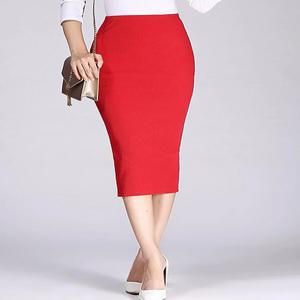 여성용 롱 펜슬 스커트, 섹시한 슬림 패키지, 힙 맥시 스커트, 레이디 겨울 섹시한 시크 울 리브 니트 미디 스커트, 사이아, 2024 용수철 가을