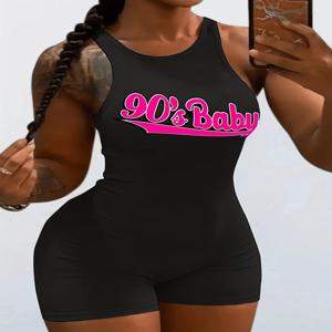 민소매 등받이 Wairless 점프 슈트 국경 솔리드 컬러 꽉 운동 요가 점프 슈트 드레스 의류 반바지 란제리 Jum