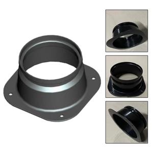 플랜지 커넥터 벤트 파이프 어댑터 환기 덕트 연결 배기관 조인트 용 원형 플랜지 인터페이스에 사각형