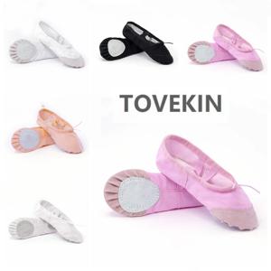 소녀 및 여성을 위한 캔버스 운동화, 아동 체육관 신발, 교사용 트레이너, 요가, 블랙, 레드, 핑크, 화이트