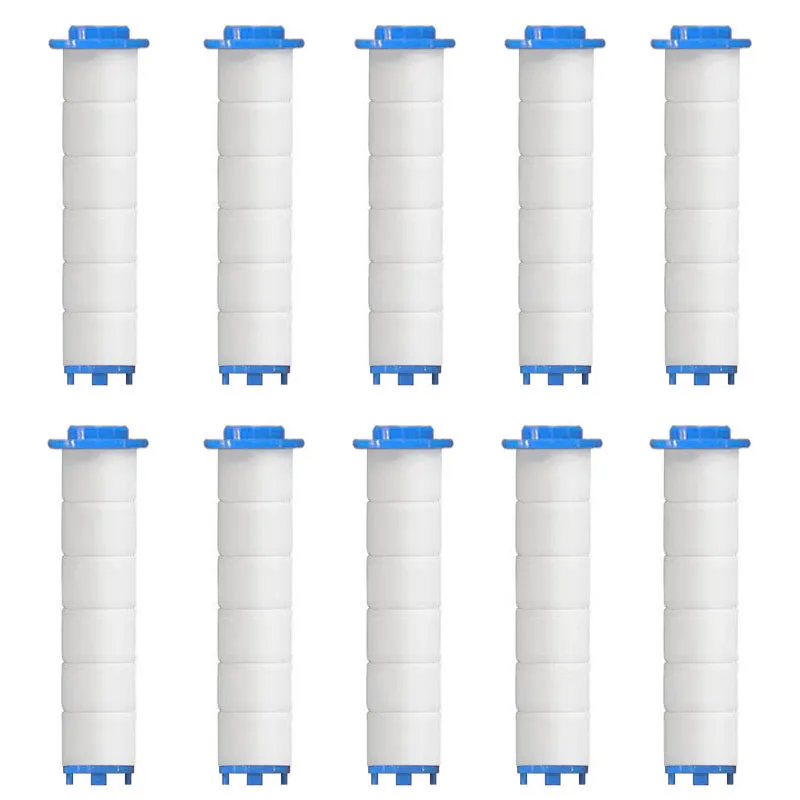 핸드 샤워 필터, 경수용 교체 필터 10개 세트, 염소 및 유해 물질을 더 효과적으로 제거