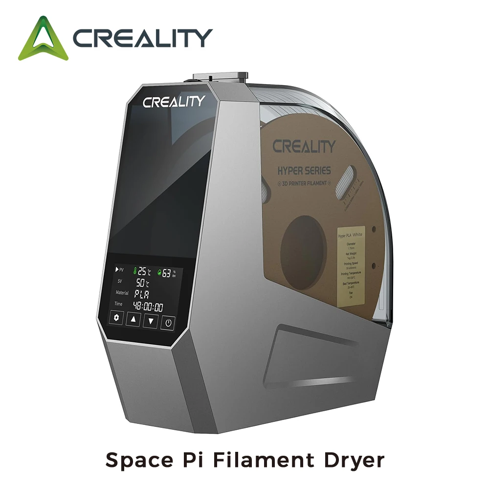 Creality Space Pi 필라멘트 건조기 실시간 습도 및 온도 모니터링 1kg 3D 프린터 필라멘트 건조기 박스 보관 홀더
