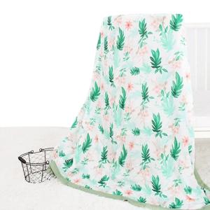 대나무 코튼 아기 담요, 신생아 배넷저고리 부드러운 침구, 포대기 침구, 2 층