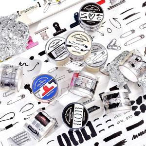 1pcs/1lot 장식용 접착 테이프 메모리 제출 정크 저널 DIY 종이 일본어 마스킹 스크랩북 스티커