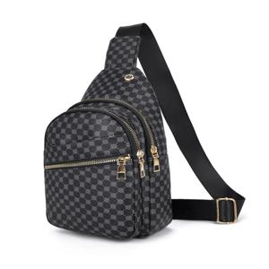 남자 도시 여행 가슴 가방 트렌드 디자인 PU 가죽 남자 숄더 가방 전화 슬링 크로스 바디 가방 남자 야외 스포츠 레저