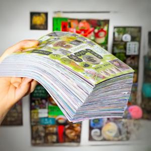 Mr. Paper 45 시트/책 DIY 전화 케이스 사진 프레임 앨범 스크랩북 복고풍 장식 아트 스티커에 사용되는 크리 에이 티브 스티커 책 선물