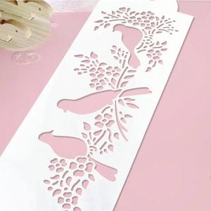 1Pcs 동물 까치 새 스크랩 벽 스텐실 브러시 그림 장식 스텐실 Diy Scrapbooking 아트 Ablum 일기 스탬프 공예