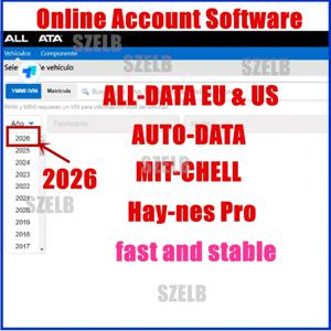 2026 올데이터 온라인 계정 (Auto-data All-data Haynes PRO 워크샵 자동차 수리 소프트웨어) 모바일 로그인 지원, 2025년 업데이트