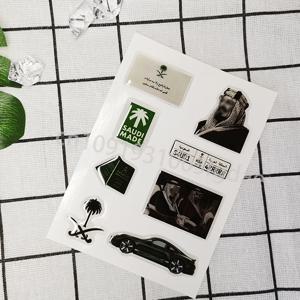 아랍 개인 전화 케이스 돔 에폭시 스티커, 실리콘 송진 아이패드 라벨, 인기 장식 크리스탈 로고 젤리, 귀여운 Dly 유리 모양