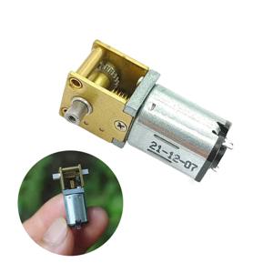 풀 메탈 기어 박스 감속 모터, D 샤프트 대형 토크 마이크로 터보 웜 미니 N20 듀얼 샤프트 기어 모터, DC3V, 3.7V, 5V, 850RPM, 신제품