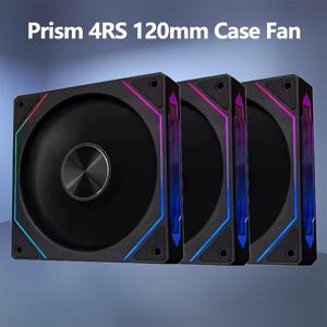 ICE 고래 프리즘 4RS 인피니티 미러 디자인 ARGB 120mm 섀시 냉각 팬 5V 3PIN 조명 동기화 4PIN PWM PC 케이스 팬