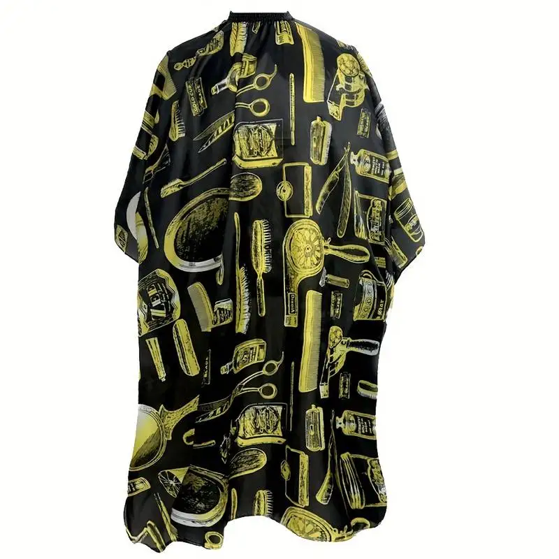 미용 앞치마 헤어 커팅 케이프 가운 살롱 이발사 헤어 커팅 염료 헤어 앞치마 살롱 스타일링 천 헤어 커팅 도구 C0027A