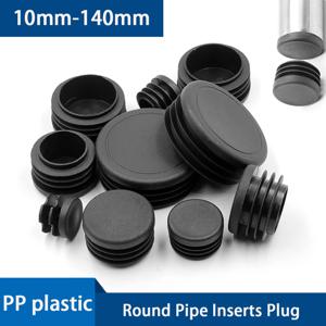 2-100Pcs 라운드 플라스틱 블랭킹 엔드 캡 10mm-140mm 의자 테이블 피트 커버 튜브 파이프 삽입 플러그 마개 스토퍼 라운드 캡