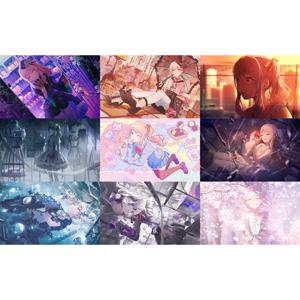 ISEKAI 애니메이션 카드 스티커 세트 Wonderlands × Showtime Nightcord Vivid BAD SQUAD MORE JUMP! 레오/니드 프로젝트 세카이 Vol.2