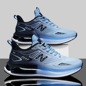 남성용 스포츠 신발 메쉬 통기성 편안한 야외 스포츠 유행 레이스 업 스니커즈 2025 남성용 새로운 캐주얼 운동화