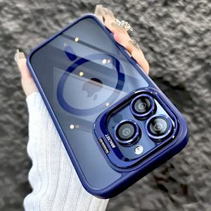 아이폰 17 에어 16 15 14 13 12 11 프로 맥스 16프로 아이폰16용 투명 케이스 맥세이프 무선 충전 스탠드 홀더 렌즈 커버 포함