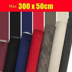 자기 접착 스웨이드 패브릭 마이크로 화이버 고급스러운 플러시 자동차 인테리어 랩 벨벳 패브릭 쥬얼리 디스플레이 케이스 장식 DIY 공예품