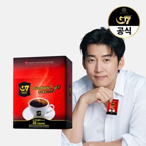 G7 퓨어블랙 라이트 0.9g X 25개입 / 베트남 블랙 다크 아메리카노