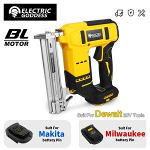 Dewalt 20v 배터리 핀을 Milwaukee/Makita 20/18v 배터리 핀으로 변환하는 배터리 어댑터가 있는 브러시리스 전기 네일 건