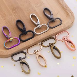 스트랩 가방에 대 한 5pcs 회전 랍스터 걸쇠 금속 버클 웨 빙 벨트 스냅 후크 열쇠 고리 Carabiner DIY 액세서리