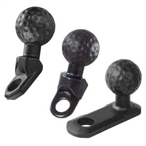 각진 헤드 어댑터 볼베이스 각진 충격 흡수 견고한 합금 볼베이스 오토바이 전화 홀더 자전거 용 사이클링 액세서리