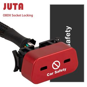 JUTA OBD2 잠금 알루미늄 합금 소재 OBDII 소켓 잠금 장치 차량 OBD 포트 방진 및 방수 보호 커버
