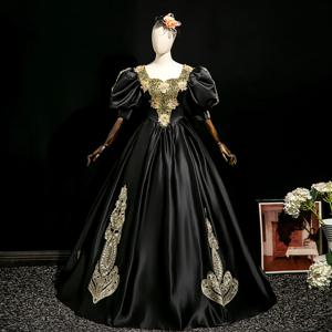 러시아 코트 패션쇼 드레스 여행 드라마 사진 촬영 다크 퀸 연례 회의 고딕 의상 이브닝 드레스 파티 럭셔리