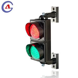 교통 조절 신호등 신호 스틱 빨간색 녹색 Led 경고 보안 조명 100mm 안전 신호 PC IP65 방수 차고 220v