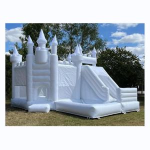 흰색 점퍼 성 만화 바운스 하우스 어린이 야외 놀이터 풍선 바운시 하우스 성인용 상업용 바운싱 성