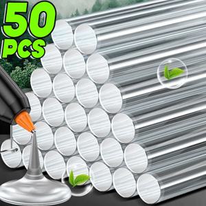 7/11mm 투명 열용융 접착제 스틱 (열풍기, 전기 글루건용) 일반 접착제 DIY 공예 수리 도구