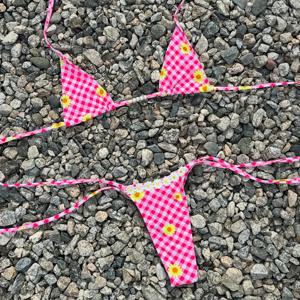 2025 마이크로 비키니 섹시 여성 수영복 여성 끈 비키니 세트 비키니 수영복 프린트 수영복 비치웨어