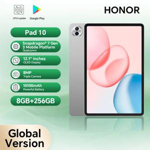 아너 패드 10 8GB+256GB 12.1인치 WIFI 글로벌 버전 120Hz 2.5K 시력보호 디스플레이 10100mAh 고밀도 배터리 안드로이드 15