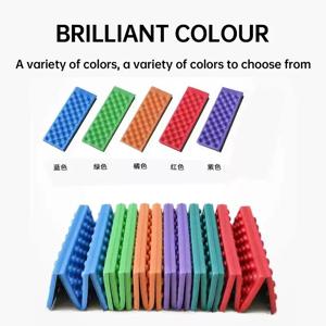 휴대용 경량 미니 방수 매트 캠핑 폼 매트 접이식 무릎 매트 야외 활동을위한 편안한 좌석 쿠션