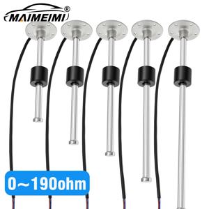 자동차 연료 레벨 센서 0-190옴 물탱크 레벨 표시기 자동 연료 레벨 게이지 보트 스테인리스 스틸 100 175 300 450 600mm