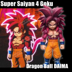 애니메이션 드래곤 볼 DAIMA 그림 슈퍼 사이어인 4 Goku 액션 피규어 Vegeta Pvc Collectible 동상 모델 장난감 선물