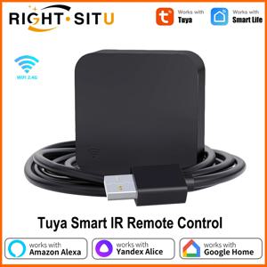 투야 스마트 IR 리모컨 WiFi 스마트 라이프 스마트 홈 자동화용 TV DVD AUD AC 리모컨 대체 알렉사 구글 홈과 호환