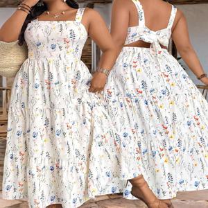 플러스 사이즈 캐주얼 드레스, 사계절용 긴팔 맥시 드레스, 편안하고 적당한 소재, 데일리룩 및 특별한 날에 적합