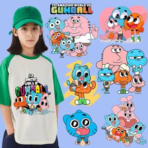 엄청난 구벌의 세계 시리즈 열전달 스티커 만화 아나이스 셔츠 DIY 장식 귀여운 다리미 패치 생일 선물