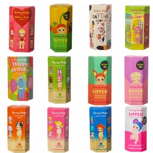 새로운 엔젤 블라인드 박스 애니메이션 피규어 힙합 컬렉션 귀여운 인형 트렌디 자동차 휴대폰 장식품 어린이 장난감 생일 크리스마스 선물