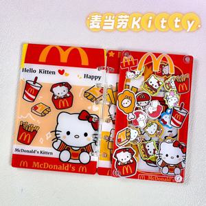 DIY 애니메이션 A7 쉐이크 아크릴 노트북 헬로키티 아크릴 노트패드 만화 공주 귀여운 인기 정교한 루즈 리프 북 선물