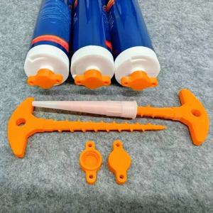 2PCS 실란트 노즐 클리너 캡은 유리 코킹 튜브 표준 크기 DIY 도구의 건조를 방지합니다.