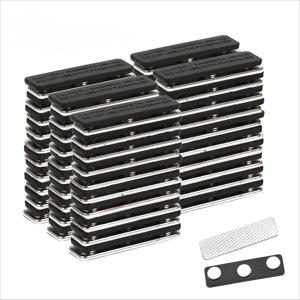 강력한 자석 클립이 있는 10/30개 자석 이름 배지 홀더 - 사무실용 내구성 있는 철 이름표 - 안전한 이름 표시