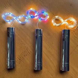 3M 2M 3개 세트 컬러풀 LED 실버 라인 와인 병 마개 별빛 줄 조명 축제 웨딩 크리스마스 장식 파티 데코